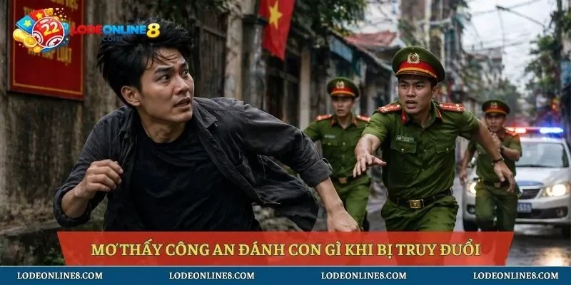 Mơ thấy công an đánh con gì khi bị truy đuổi