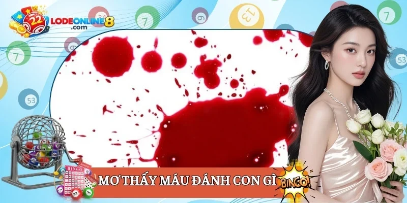 mơ thấy máu đánh con gì